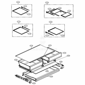 Part Location Diagram of AJP75235101 LG TRAY ASSEMBLY,FRESH ROOM