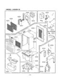 Dehumidifier Exploded View 1 Diagram and Parts List for LHD45ELY6  LG Dehumidifier