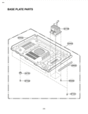 Part Location Diagram of 3303W1A064A LG Plate Assembly,Base