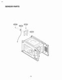 Part Location Diagram of 5208W1A026B LG Bracket,Sensor