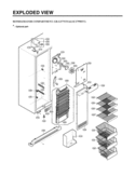 REFRIGERATOR COMPARTMENT   EXPLODED VIEW Diagram and Parts List for LSC27990TT  LG Refrigerator