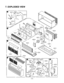 EXPLODED VIEW Diagram and Parts List for LP120CM3  LG Air Conditioner