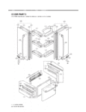 DOOR PARTS Diagram and Parts List for LFC25760ST ASTCLGA LG Refrigerator