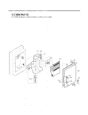 ICE BIN PARTS Diagram and Parts List for LFX25960SB AWBCLGA LG Refrigerator