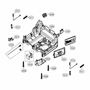 Base Assembly Diagram and Parts List for 14355 ASSESEU LG Dishwasher