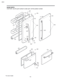 Part Location Diagram of 3651JA1023V LG Handle Assembly,Freezer