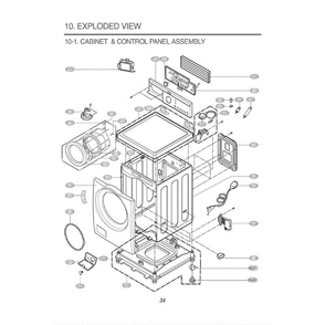 Part Location Diagram of MAZ38811101 LG BRACKET,HINGE