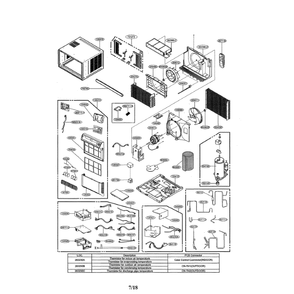 Part Location Diagram of 4998A10016F LG SHROUD