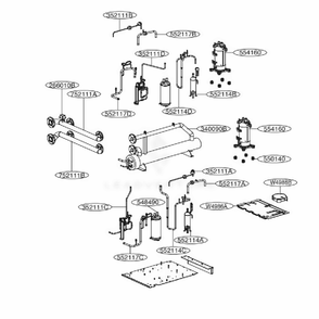 Main 5 Diagram and Parts List for ACAH033HDTB AAAAAAU LG Air Conditioner