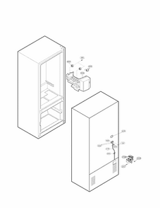 Ice Maker Parts Diagram and Parts List for 79577306601  Kenmore Refrigerator
