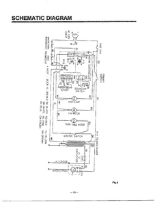 Schematic Diagram Diagram and Parts List for MA-1171S  LG Microwave