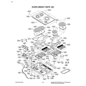 Section 1 Diagram and Parts List for LCE30845 ASTLLGA LG Range
