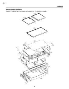 Refrigerator Parts Diagram and Parts List for GM-B248RQFM ASWCNA1 LG Refrigerator