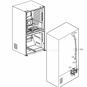 Valve And Water Tube Parts Diagram and Parts List for LPCS34886C ALBCNA0 LG Refrigerator