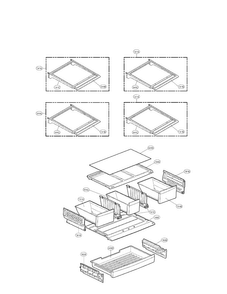 Refrigerator Parts Diagram and Parts List for LFX28979SW 02 LG Refrigerator