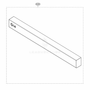 Panel Assembly Diagram and Parts List for LDPS6844AS ASSESNA LG Dishwasher