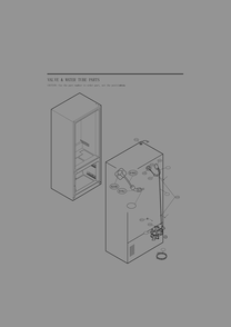 Valve And Water Tube Parts Diagram and Parts List for GC-L28ANSPP ASTCNA6 LG Refrigerator