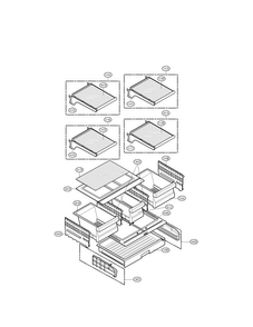 Refrigerator Parts Diagram and Parts List for LMC25780SB  LG Refrigerator