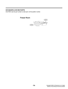 Ice Maker And Ice Bin Parts Diagram and Parts List for GR-B238NSNM ASTCNA6 LG Refrigerator