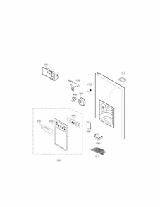 Part Location Diagram of MCR62192408 LG DECOR,CONTROL