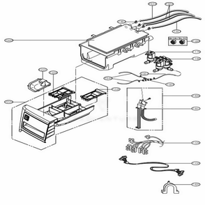 Part Location Diagram of AGL74137301 LG PANEL ASSEMBLY,DRAWER