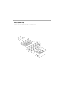 Freezer Parts Diagram and Parts List for GC-L21AVSP ASTCNA2 LG Refrigerator