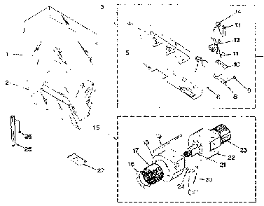Rough-in Kit No. 79042000 Diagram and Parts List for 2335607511  Kenmore Range Hood