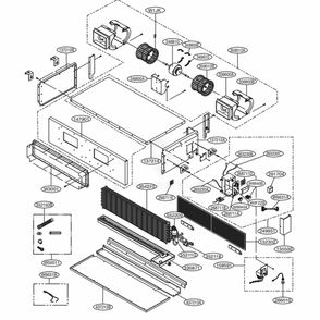 Bh Chassis Diagram and Parts List for ARNU123BHA4 ANWALUS LG Air Conditioner