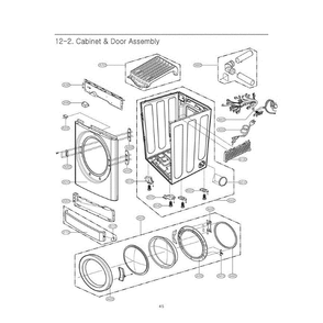 Section 3 Diagram and Parts List for DLG9588SM ATTEEUS LG Dryer
