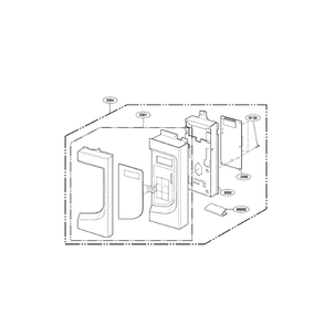 Controller Diagram and Parts List for LMVH1750ST 00 LG Microwave