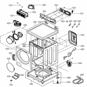 Part Location Diagram of EBR89076006 LG PCB ASSEMBLY,DISPLAY