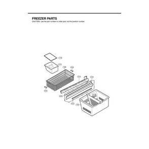 Section 6 Diagram and Parts List for LMX25981ST AST2GSC LG Refrigerator