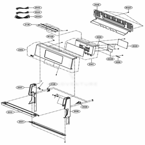 Part Location Diagram of AGM73329015 LG PARTS Assembly