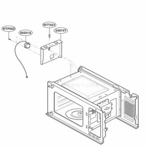 Sensor Parts Diagram and Parts List for KCMS145JSS1 AS1EKAD LG Range