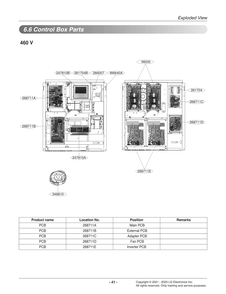 Diagram 7 Diagram and Parts List for ACHH040HBAB ABEAAAU LG Air Conditioner