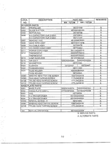 Complete Microwave Oven Page 7 Diagram and Parts List for MA-1273M  LG Microwave