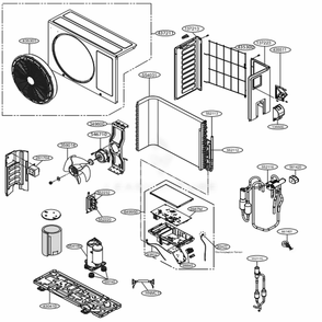 Part Location Diagram of EBR89148402 LG PCB ASSEMBLY,MAIN