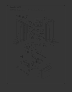 Door Parts Diagram and Parts List for GR-L298LSXM ASTCSE0 LG Refrigerator