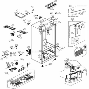 Part Location Diagram of MCR63407309 LG DECOR,CONTROL
