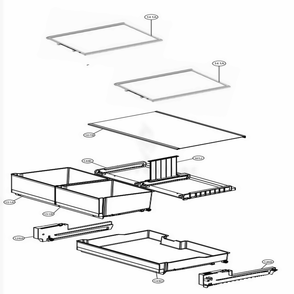 Part Location Diagram of AEC74897812 LG GUIDE ASSEMBLY,RAIL