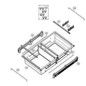Customchill Parts Diagram and Parts List for LMXC23746D ASBCNA0 LG Refrigerator