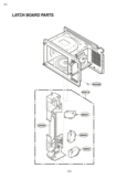 Part Location Diagram of 3500W1A018A LG HOLDER,LOCKER
