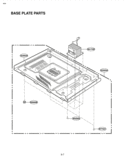 Part Location Diagram of 3303W0A019B LG Plate Assembly,Base