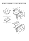 Refrigerator Exploded View 2 Diagram and Parts List for GR-K09S GR-K09S LG Refrigerator