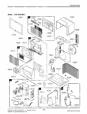Air Conditioner Exploded View 1 Diagram and Parts List for LT1230HR LXX123ALMK2 LG Air Conditioner