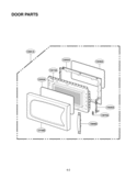 Part Location Diagram of 3581W1A214B LG Door Assembly