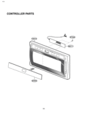 CONTROLLER PARTS Diagram and Parts List for LRMM1430SW  LG Microwave