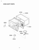 Part Location Diagram of AJS73149201 LG Microwave Turntable Assembly