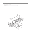 FREEZER PARTS Diagram and Parts List for LFD25860SW  LG Refrigerator
