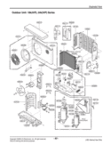 Air Conditioner Exploded View 1 Diagram and Parts List for LSU240HE AWHAEUS LG Air Conditioner